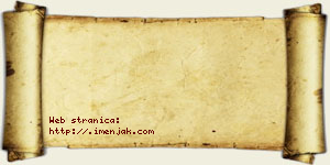 Jelisava Poljaković vizit kartica